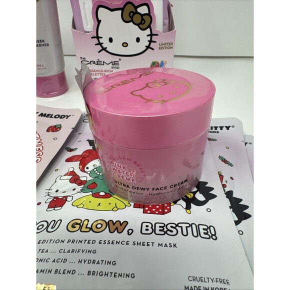 The Crème Shop x Hello Kitty Skincare Collection 9 Pack NEW SEALED pink water - Picture 3 of 12
